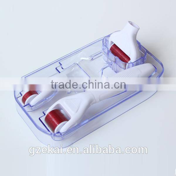 2016 Newest 4 in 1 derma roller 300 720 1200 needles stainless micro needle therapy derma roller dermaroller anti wrinkle creme