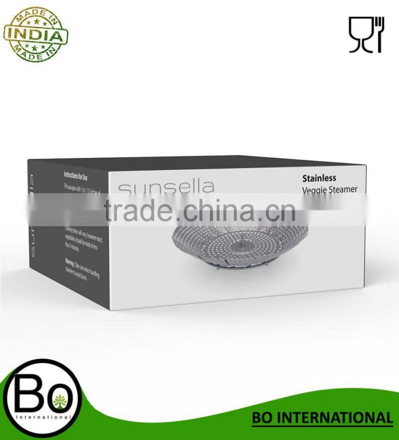 Best Cookware Stainless Vegetable Steamer, 5.3" to 9.3"