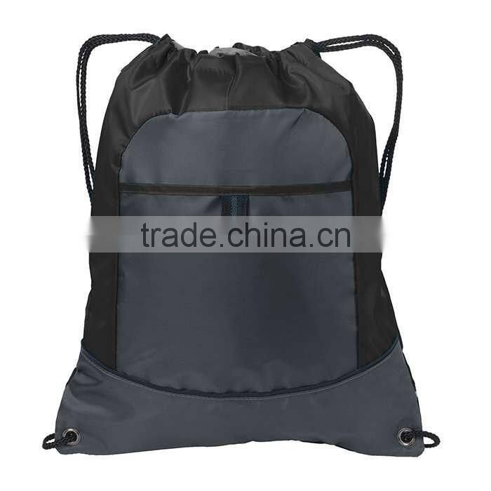 Cheap 210D Polyester Colorful Drawstring Cinch Pack Bag