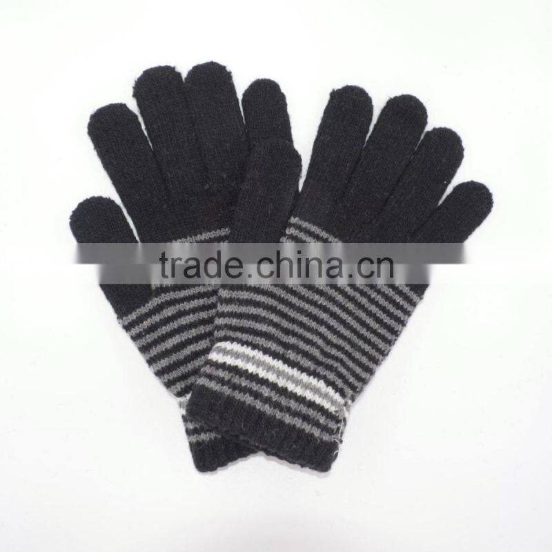 men's extra warm knit gloves