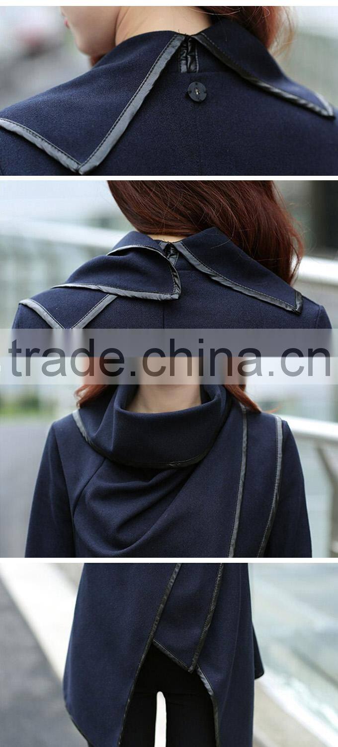 New Women Warm Wool Slim Long Trench Parka Peacoat Outwear Overcoat Coats Jacket