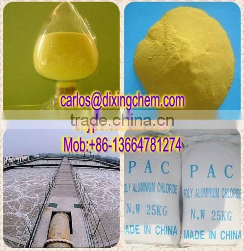 POLYALUMINUIM CHLORIDE (PAC) 30% FOR DRINKING WATER TREATMENT
