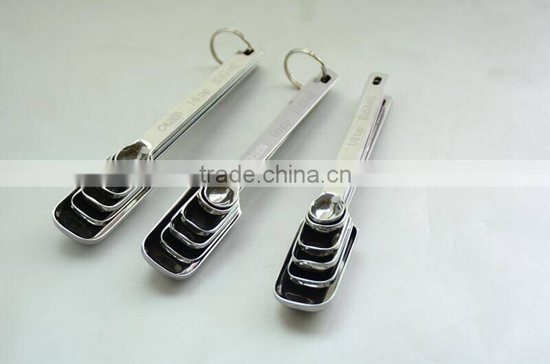steel coffee scoop measuring spoon with logo