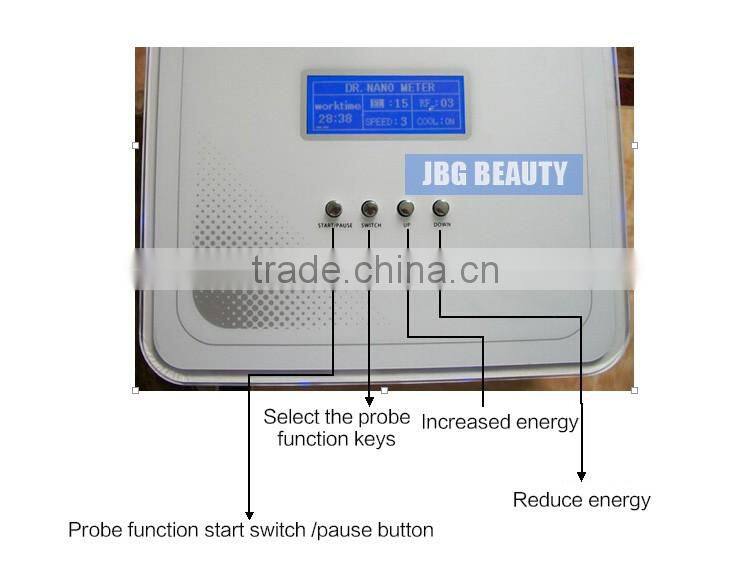 Factory hot sale no needle mesotherapy bipolar rf skin care machine with galvanic skin lifting