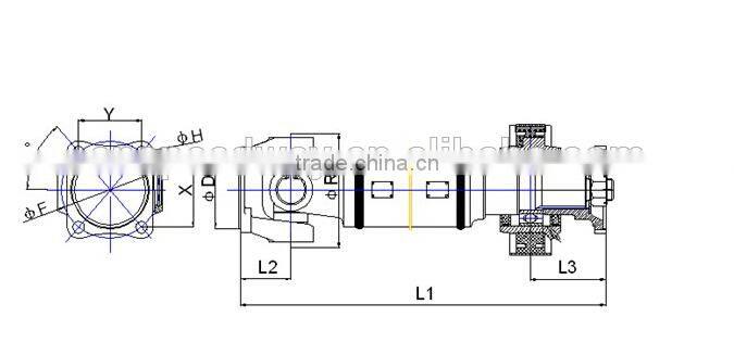 New product stainless Steel Driving Cardan Shafts for Automobile with TS/ISO certificate