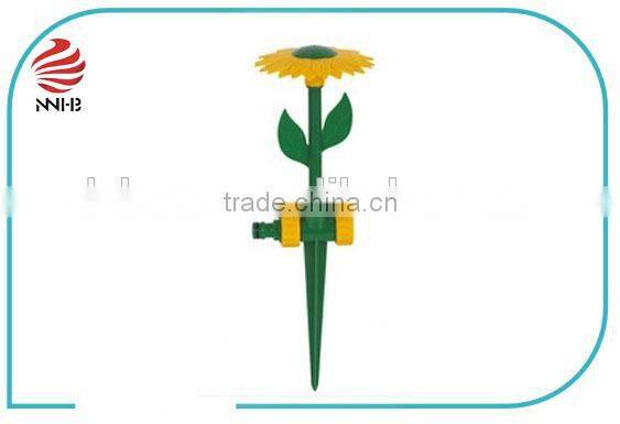 Hot sell! 1/2" Sun flower Irrigation pin plastic agricultural lawn garden sprinkler