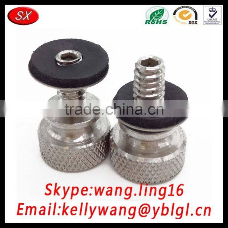 SX Factory 2017 Black Billet Aluminum Knurled Seat Bolt,Titanium Screw,Golden Fender Bolt Screw