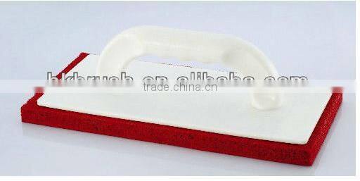 Plastic plastering bricklaying with rubber sponge