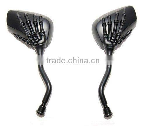 Motorcycle Skull Bar End Mirror fit for Honda Suzuki Yamaha Kawasaki