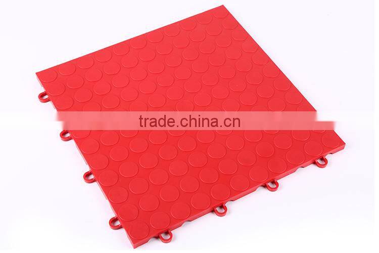 UV stabilized PP garage floor tiles