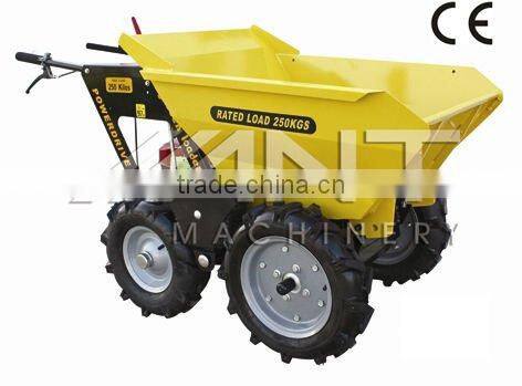Hot sale China power wheel barrow and garden mini dumper with Honda B&S engine BY250