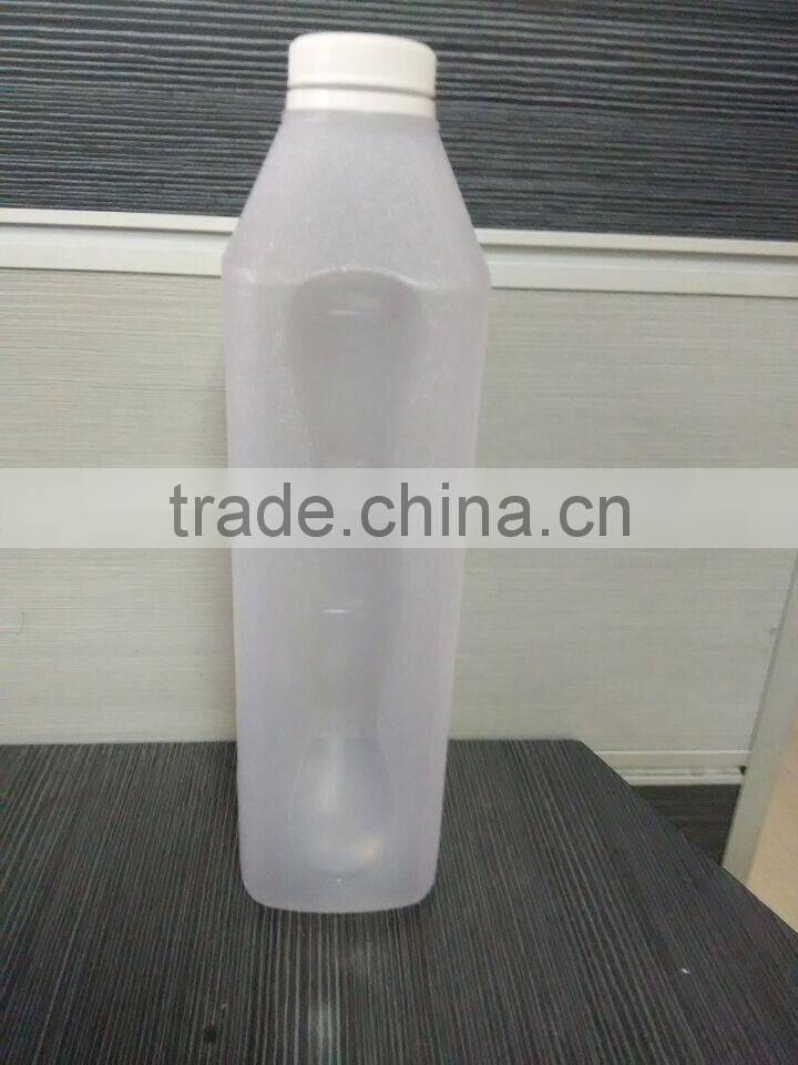 OEM Blow Molding plastic HDPE milk bottle Square Plastic Juice Bottle for sale