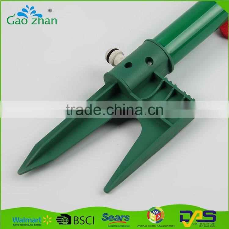 Flower shape 360 round watered inserted plastic garden irrigation sprinkler