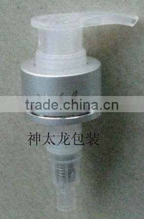 golden aluminium lotion pump dispenser