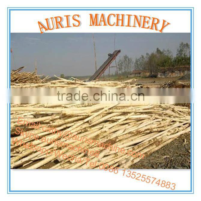 Sing roller and double roller slot wood debarker machine, tree debarker