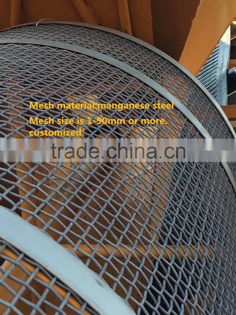 Widely used in power plants and construction site Diesel sand screener machine manufacturer