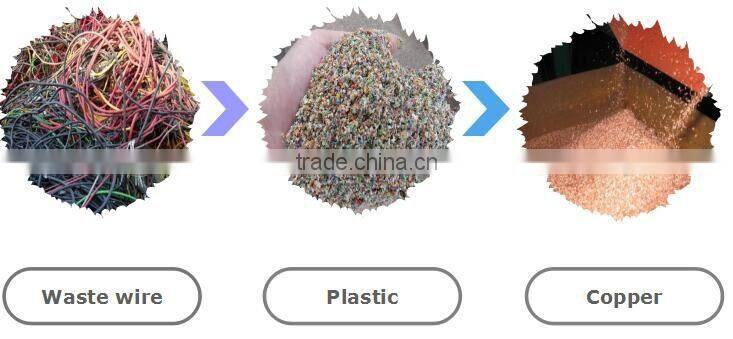 High Output Copper Wire Recycling Machine/Copper Cable Granulator/Scrap Wire Stripping Machine
