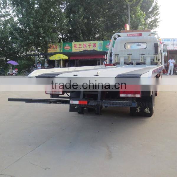 124hp DONGFENG 4*2 Hydraulic Wrecker Platform 5.6m