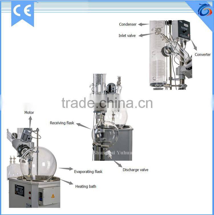 High Vacuum Heating Rotary Evaporator 10L