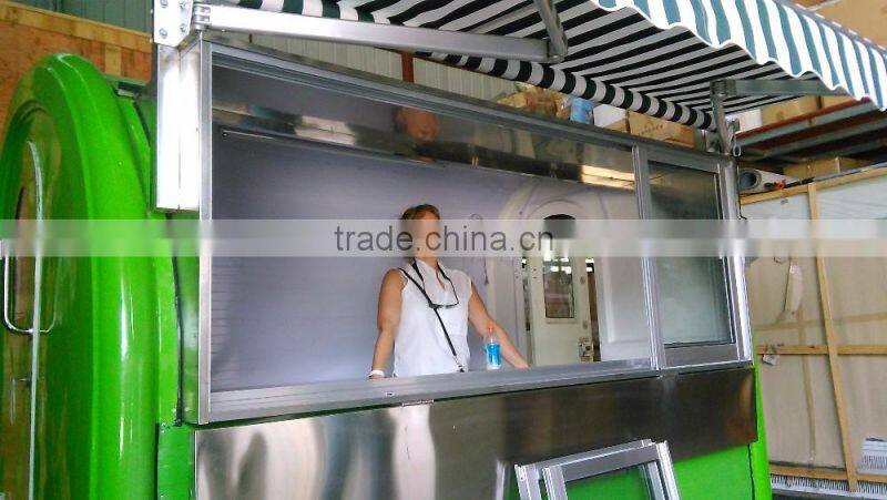 2016 hot sale food cart, mobile food cart for slush machine,bbq food cart for sale (ZQW-C2)