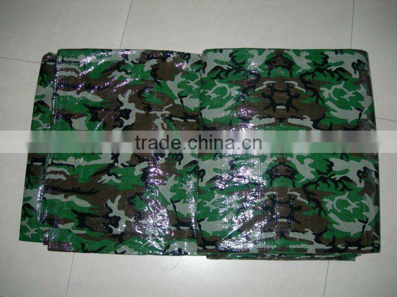 woven camouflage tarp