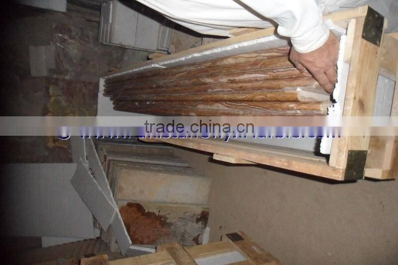 DECORATIVE MULTI RED ONYX COUNTERTOPS