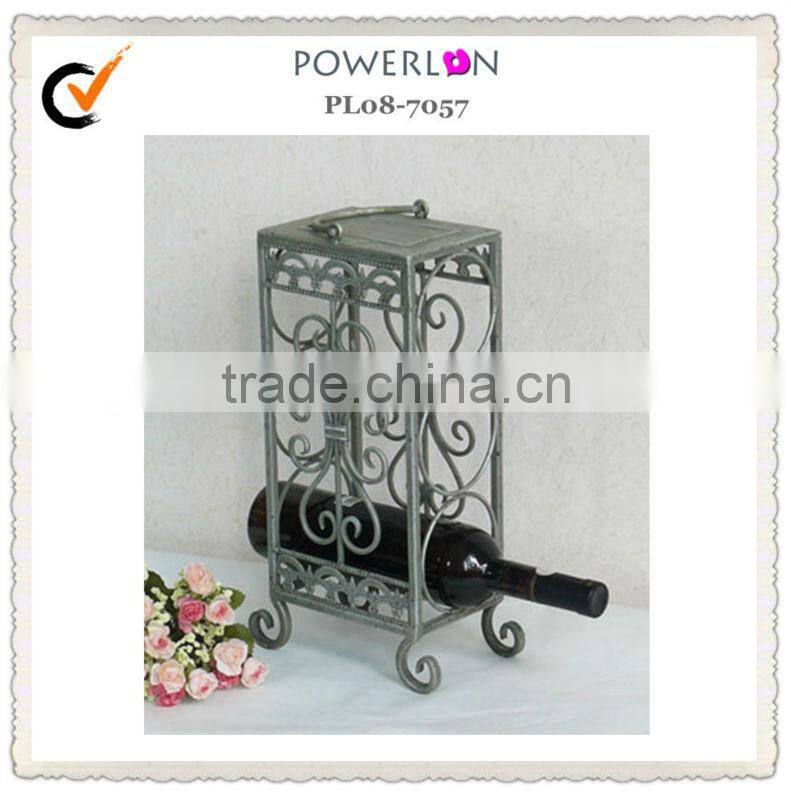 French Decorative Wall Wine Bottle Rack