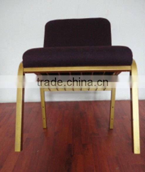 Used church chairs sale ,Metal church chair fabric cushion