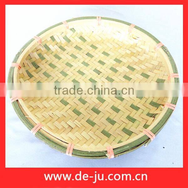 Handmade Natural Bamboo Hamburger Basket