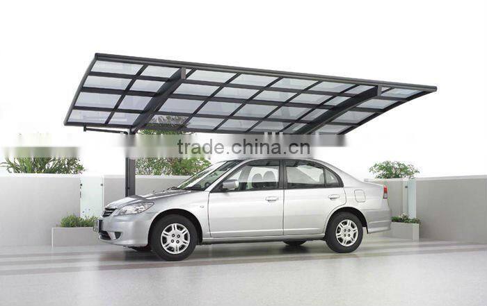 2016 Top sale used aluminium carport polycarbonate canopy roof