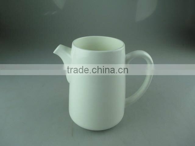 porcelain tea pot milk cup coffee pot without lid