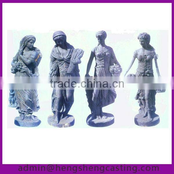 Interior decoration cast iron Sculpture head /human statue