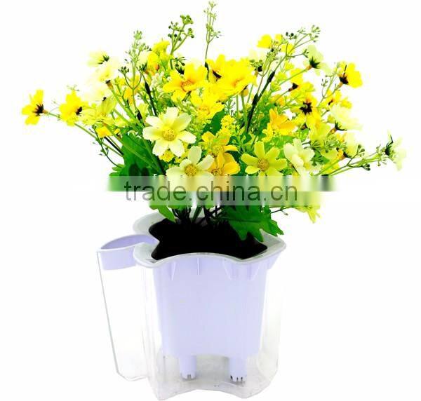 Apple Self-watering Double Flower Pot Fish Tank