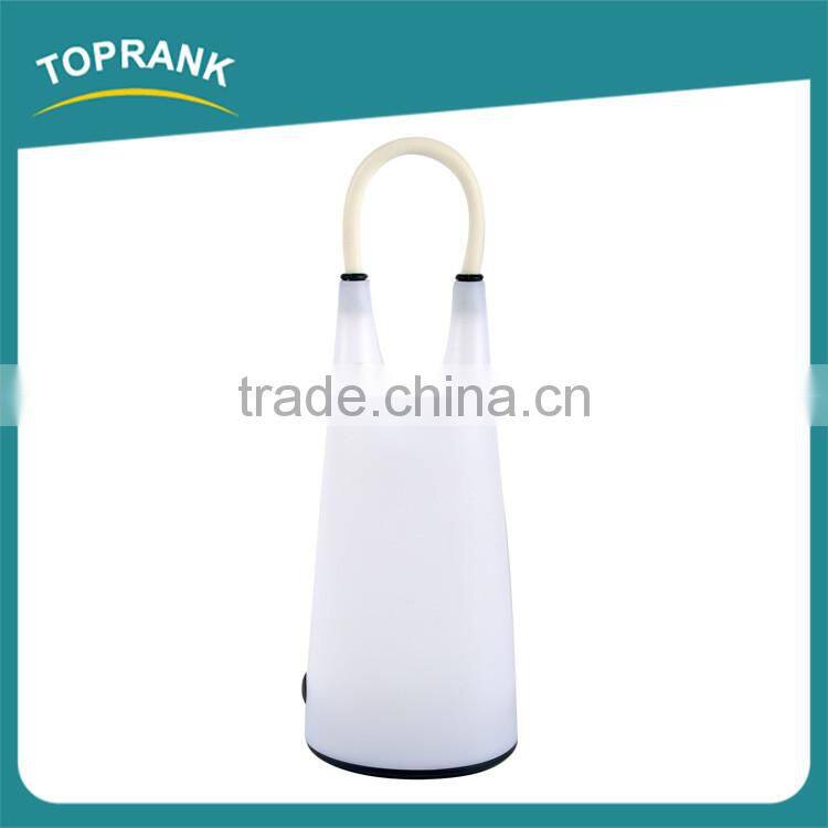 New design battery operated white ABS outdoor led portable light camping lantern