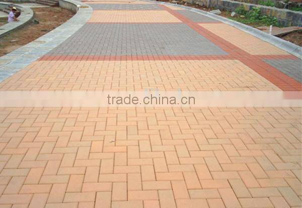 Standard red clay paving bricks price for sale