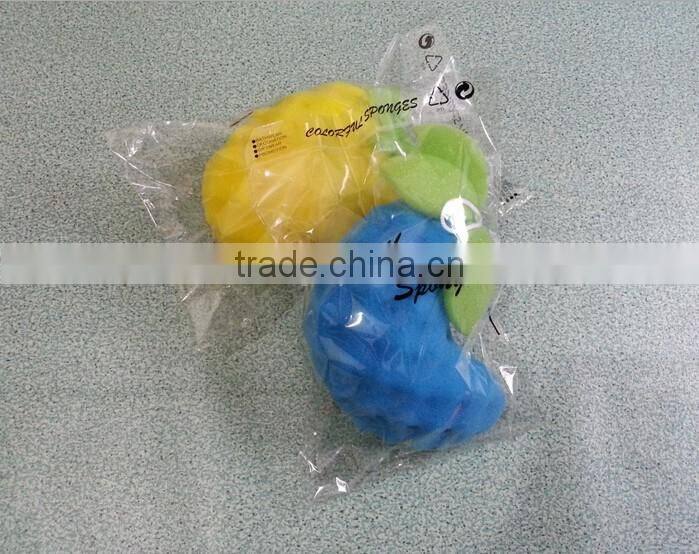 large heart-shaped bath sponge bath ball bath brush