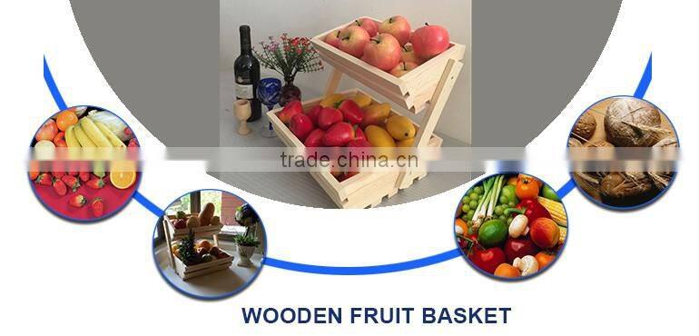 Best price wooden fruit basket holder