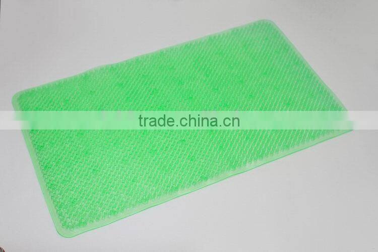 Bottom price wood grain custom pvc thin bath mat