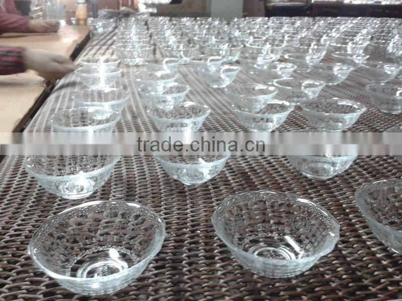Clear wholesale 5pcs glass bowl set