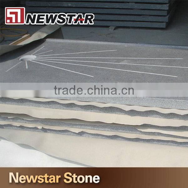 Hot sale granite stone shower tray,cheap granite shower tray