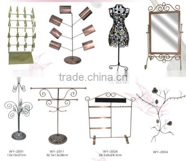 Jewelry Display Stand Storage Rack Bracelets Necklaces Earrings