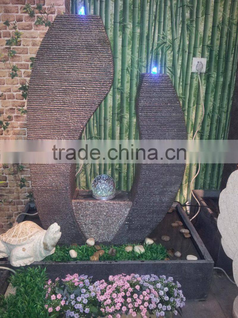 outdoor fountain landscaping ideas water features with led light for garden