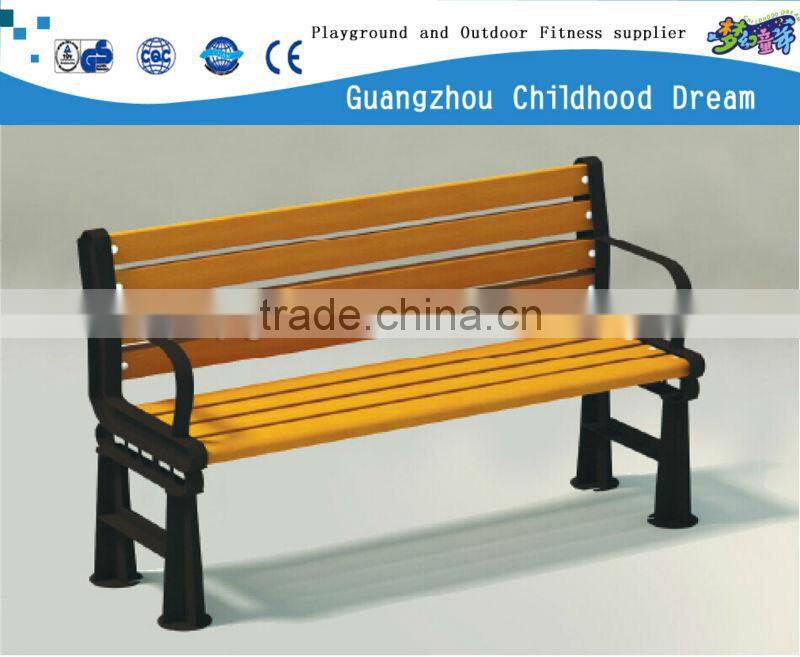 (HD-19806 ) rosewood bench ,park wood bench with handrail and backrest