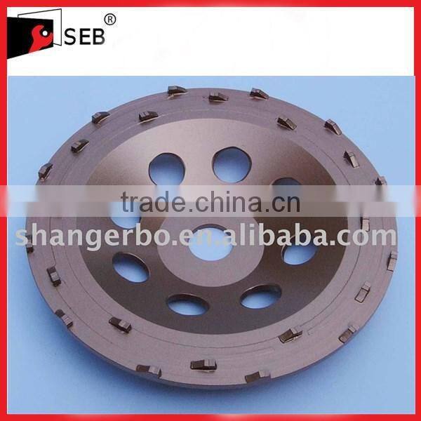 Diamond tool double row diamond grinding cup wheel