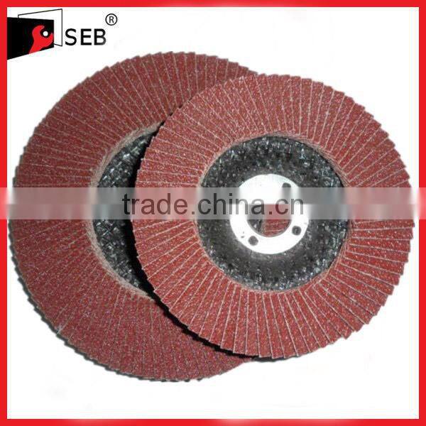 Abrasive cloth flap discs for metal polishing