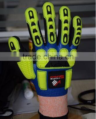 SunnyHope anti-cuting and anti-Impact anti-oil indestructible gloves