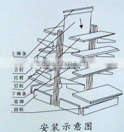 (webbing backpanel)netting wire supermarket shelf