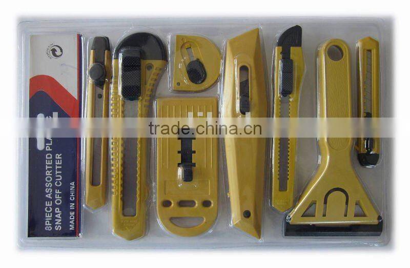 2014 new design plastic transparent utility knife