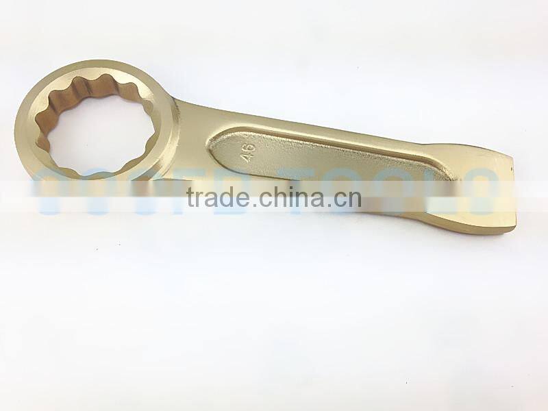 DIN7444 Ring Slogging Spanner 14~185mm Hammer Striking Box Wrench Alloy Hand Tools