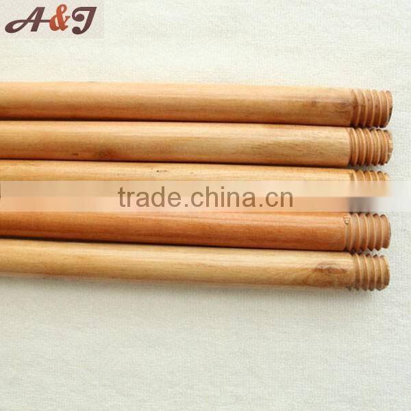 Finishing wood stick for brooms in italy